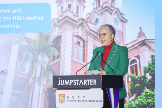 Opening Remarks by HKU Super Angel Network, Dr. Winnie Tang, MH, JP, Chief Convenor of HKU Super Angel Network  